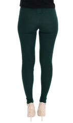 Grüne Kaschmir-Stretch-Strumpfhose