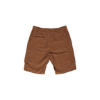 Bermudashorts aus braunem Leinen