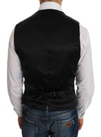 Gilet con stampa a pois neri