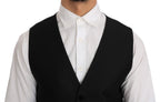 Gilet con stampa a pois neri