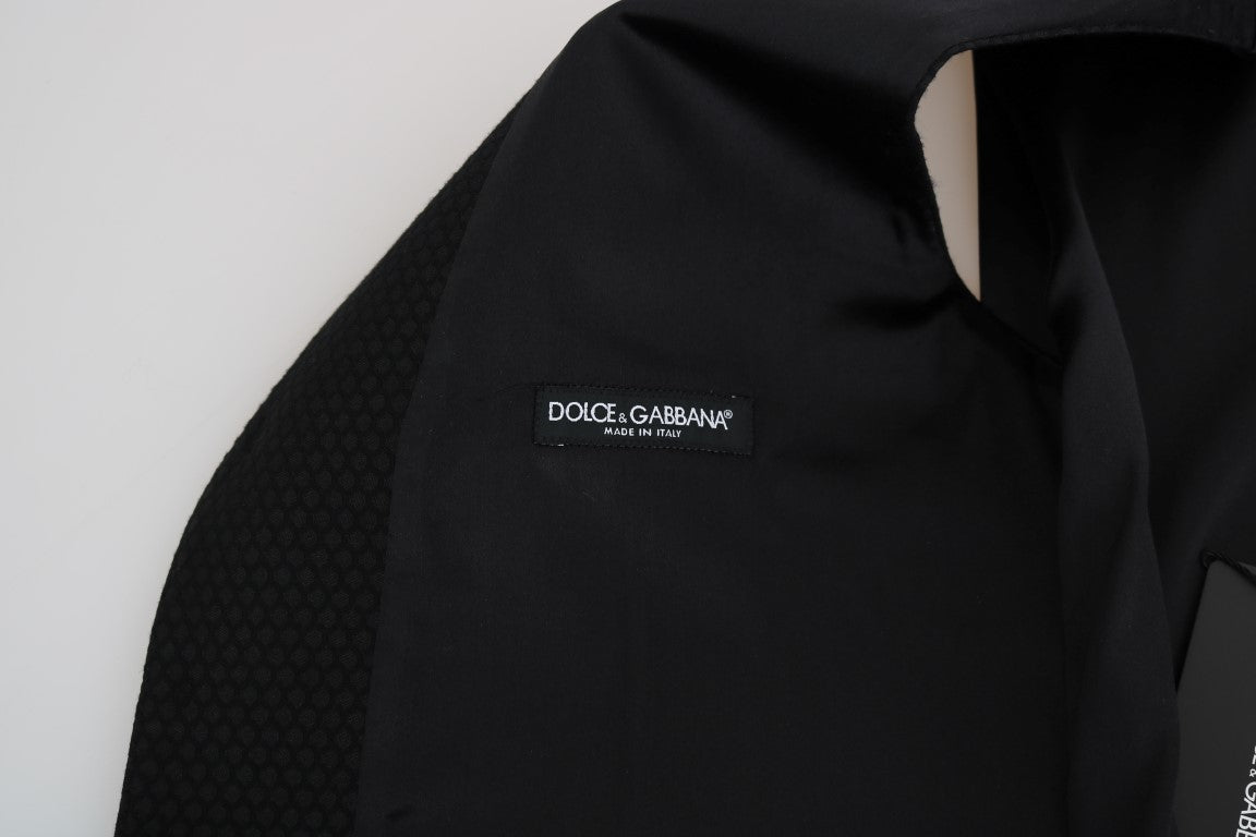 Gilet con stampa a pois neri