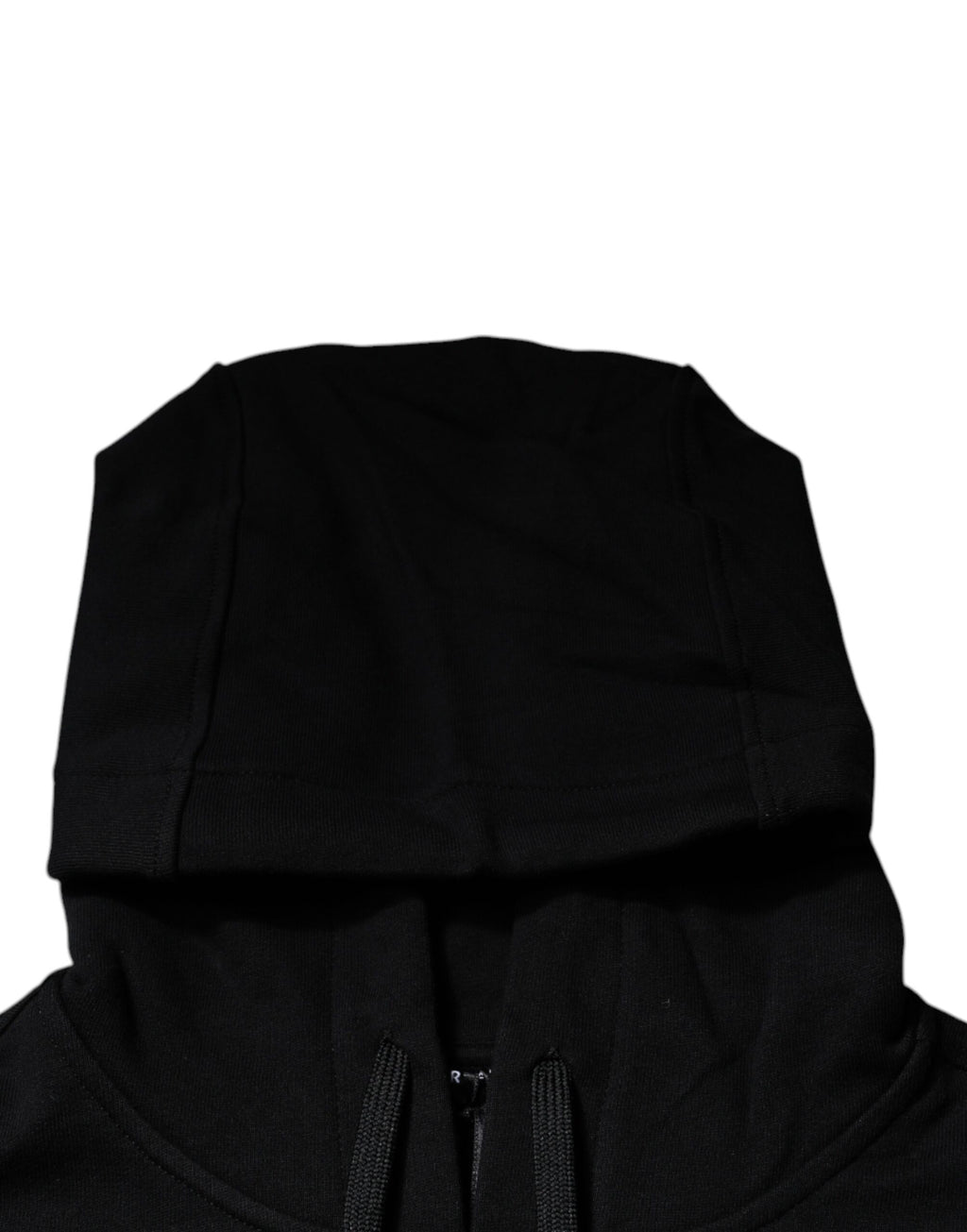 Schwarzer Medusa Baumwoll-Hoodie Pullover