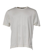 Off-White Rundhals-T-Shirt Kurzarm