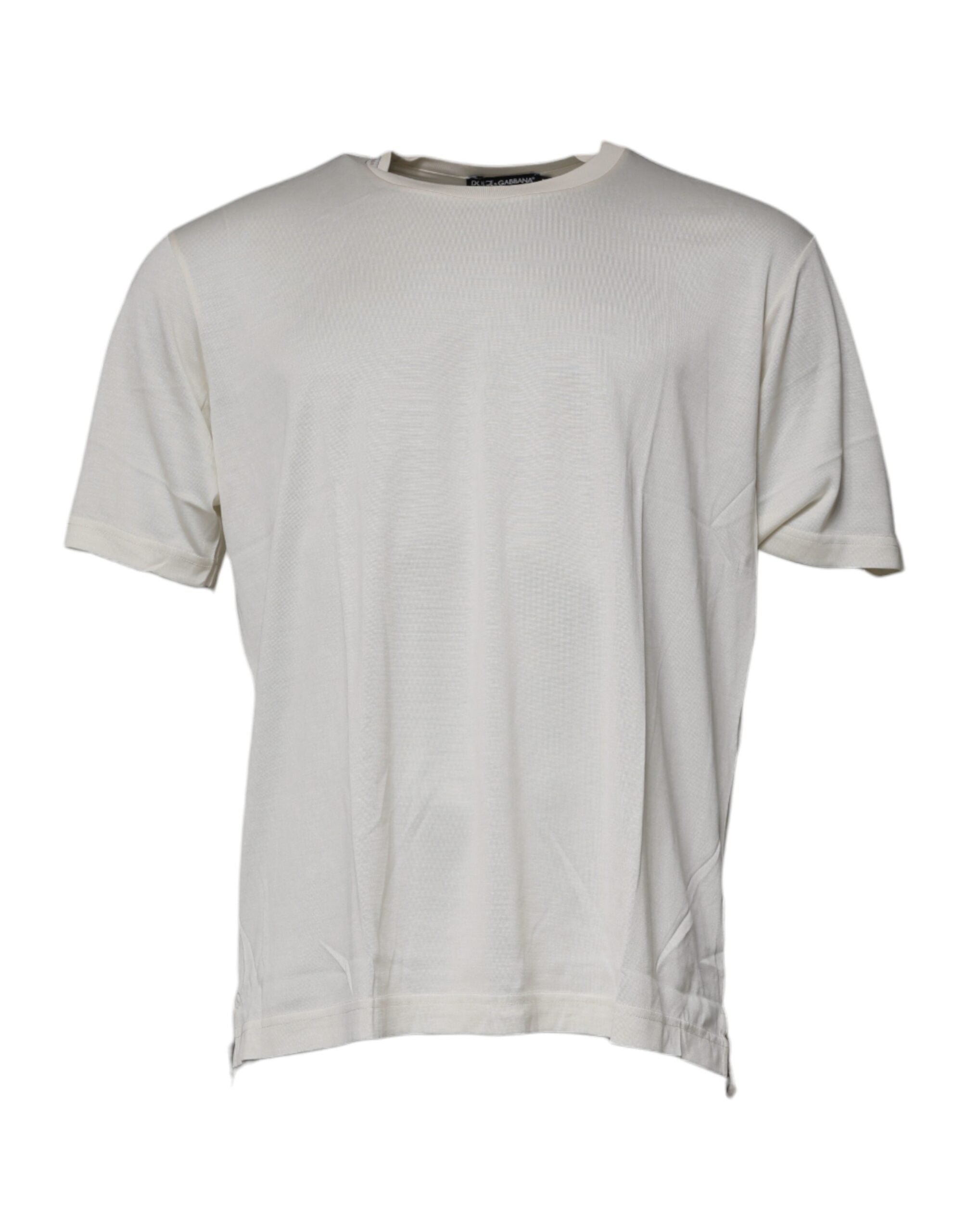 Off-White Rundhals-T-Shirt Kurzarm