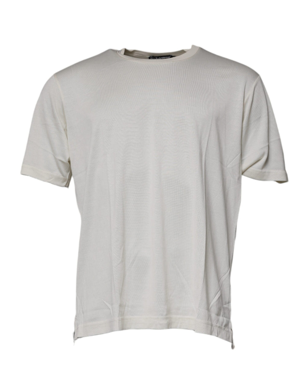 Off-White Rundhals-T-Shirt Kurzarm