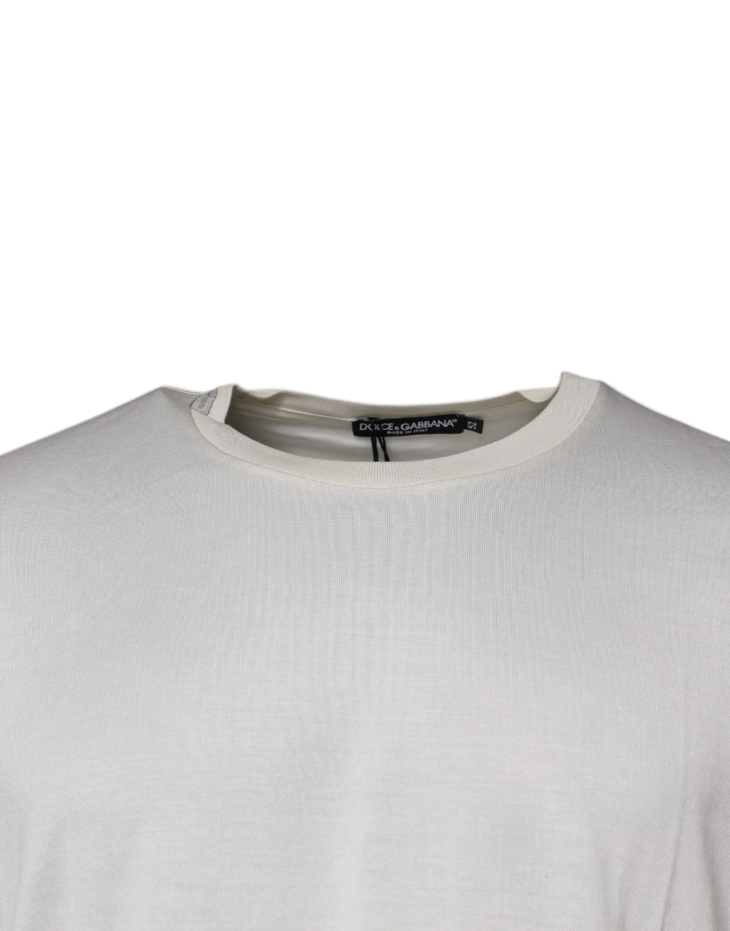 Off-White Rundhals-T-Shirt Kurzarm