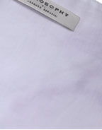 Weißes Maxikleid aus Baumwolle mit Blumenmuster