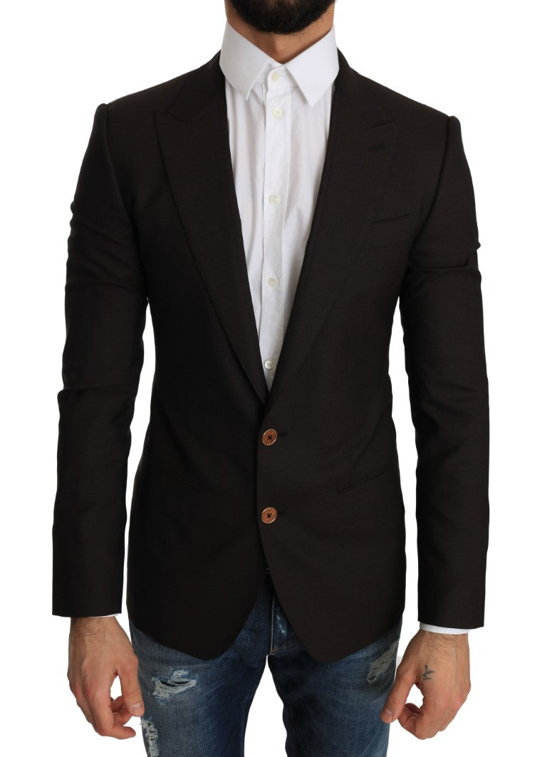 Braune Wolle SICILIA Jacke Mantel Blazer