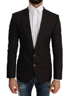 Braune Wolle SICILIA Jacke Mantel Blazer