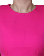 Pink Sleeveless Bodycon A-line Mini Dress