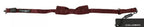 Bordeaux Silk Floral Faille Adjustable Bow Tie