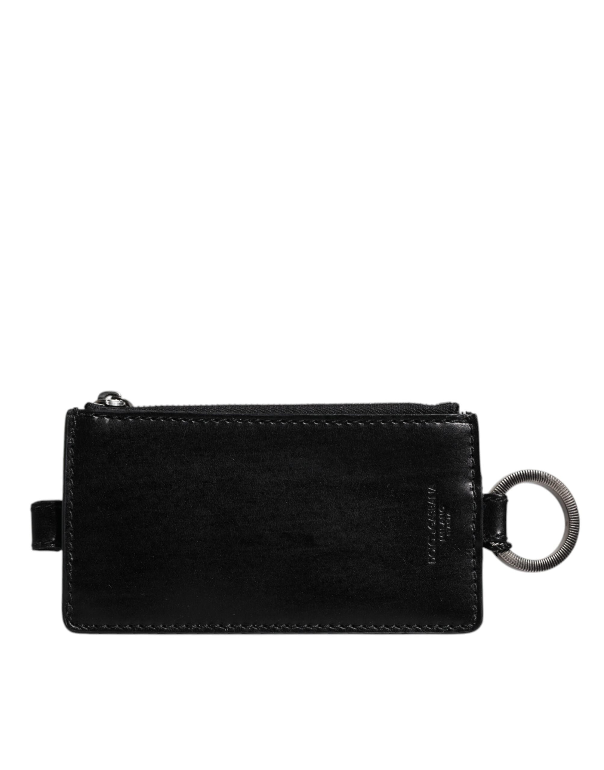 Black Horse Leder-Umhängeband Logo Kartenhalter Brieftasche