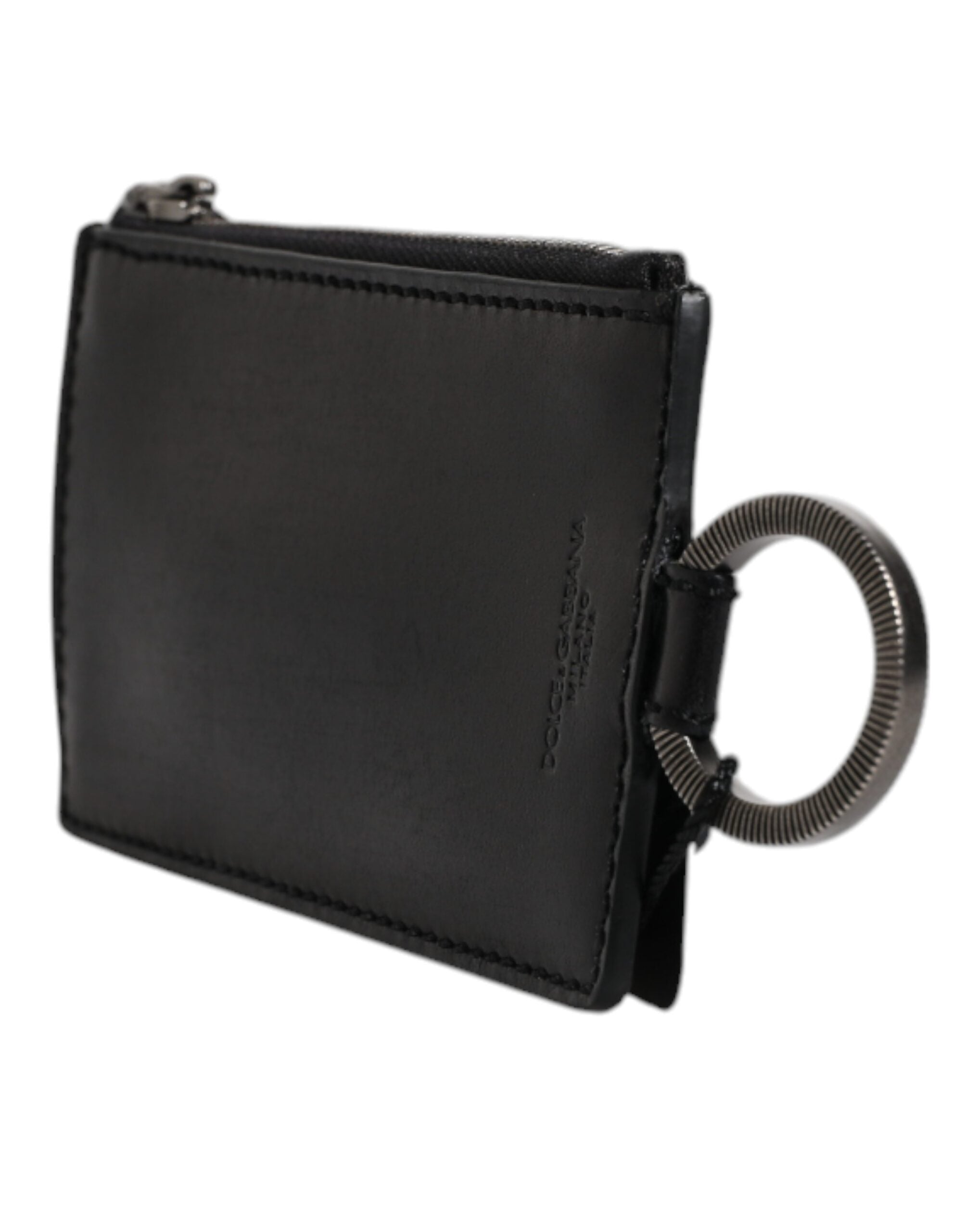 Black Horse Leder-Umhängeband Logo Kartenhalter Brieftasche