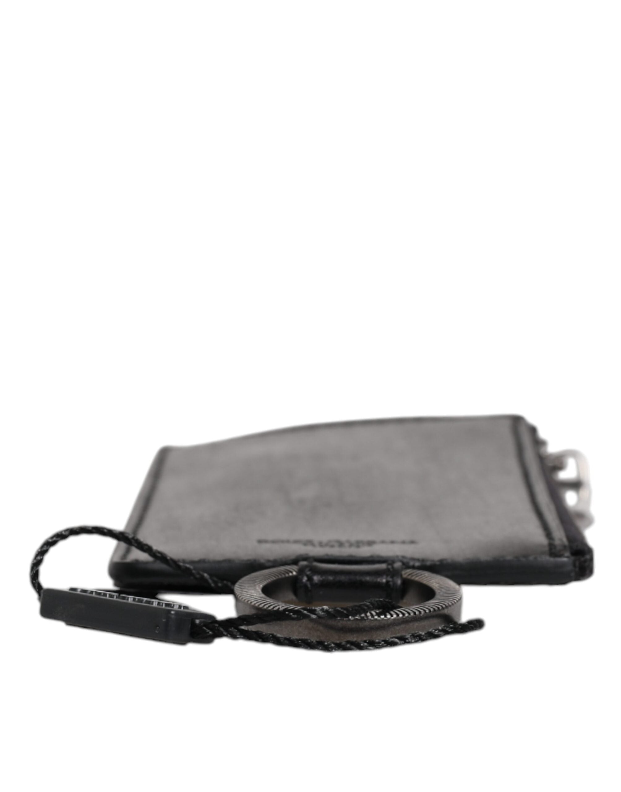 Black Horse Leder-Umhängeband Logo Kartenhalter Brieftasche