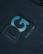 Blue Logo Crew Neck Short Sleeves T-shirt