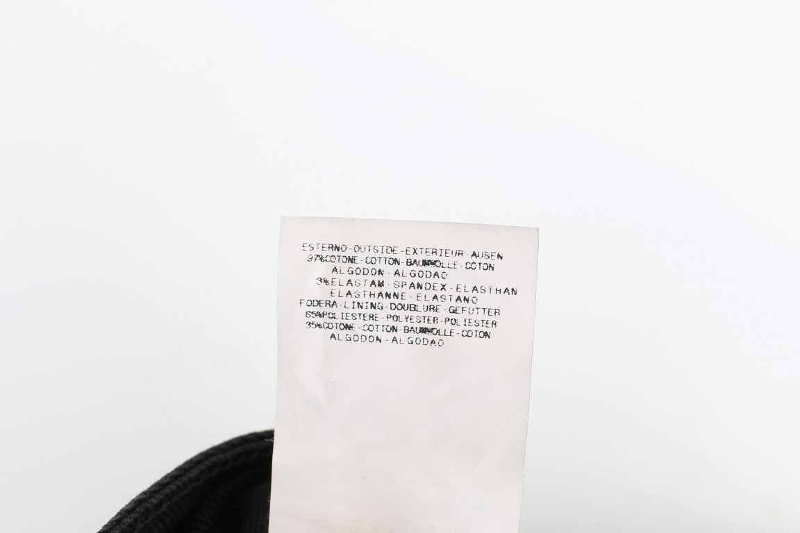 Schwarze Stretch-Jeans, schmale Passform