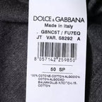 Dunkelgraues Rundhals-T-Shirt mit kurzen Ärmeln
