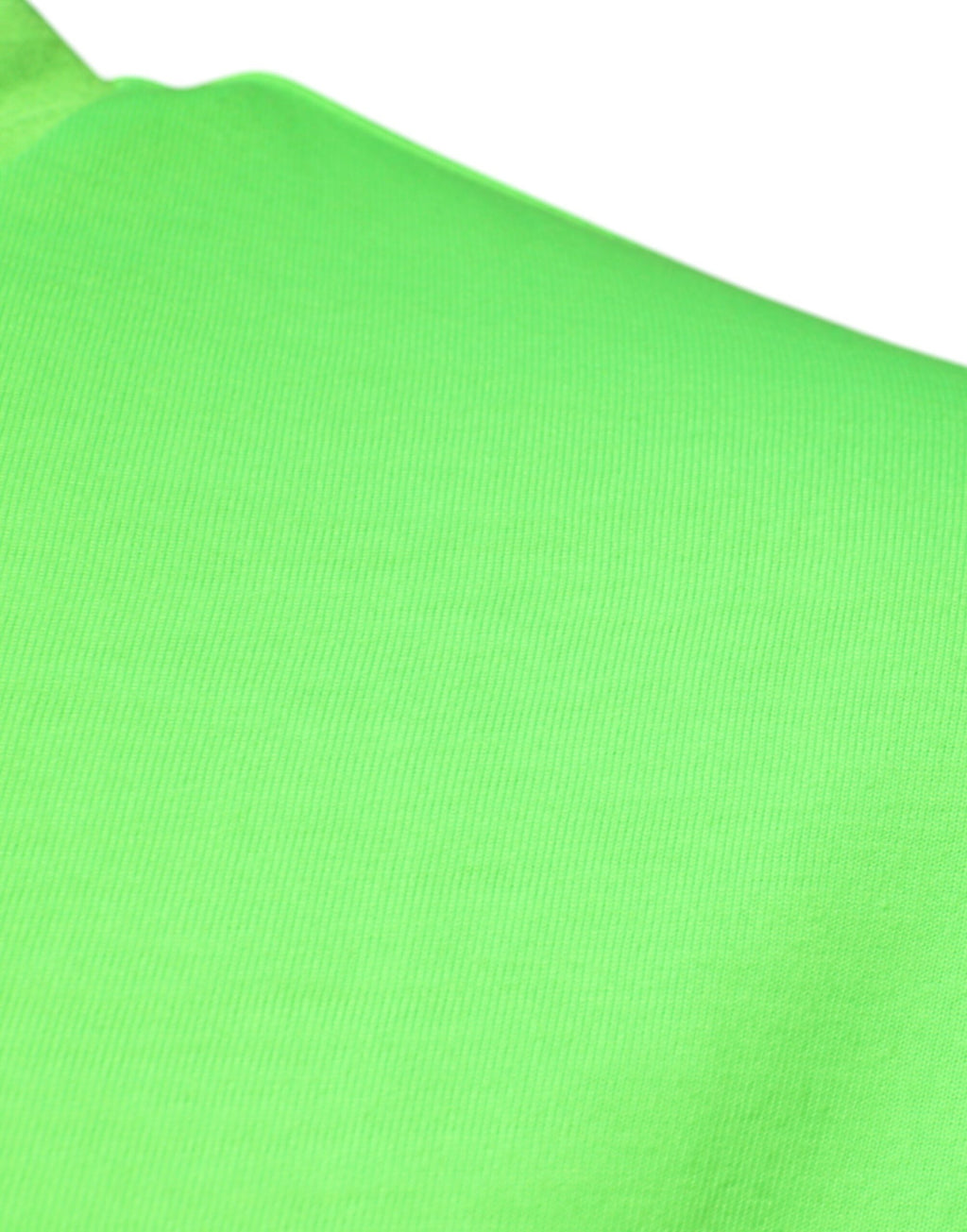Grünes Logo Polyester Rundhals T-Shirt