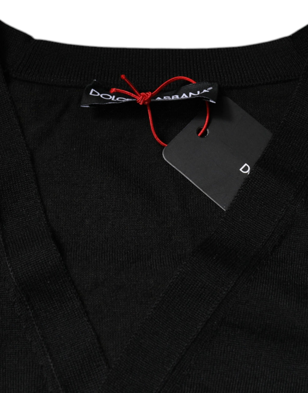 Schwarzer Kaschmir-Cardigan mit Knöpfen