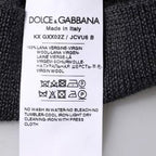 Dunkelgrauer DG-Logo Pullover mit Rundhalsausschnitt