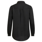 Schwarze Polyesterbluse