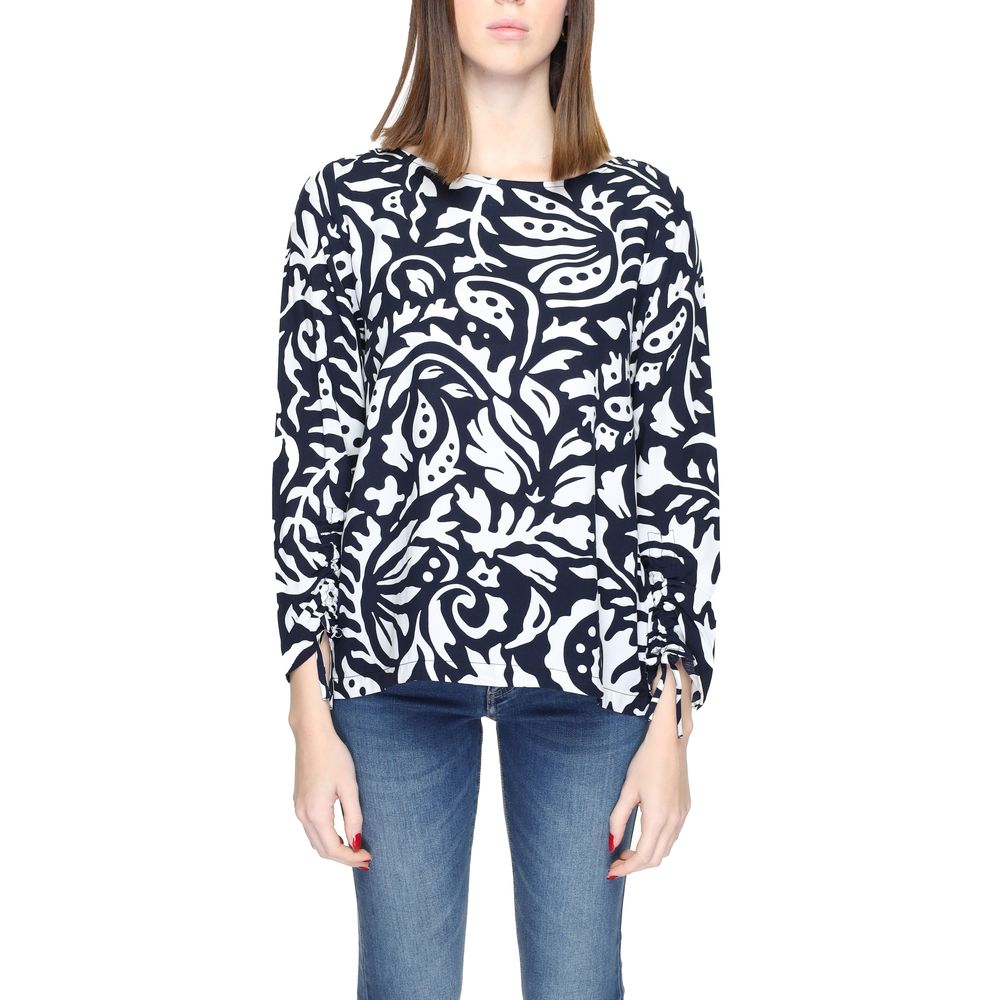 Camicia in viscosa blu