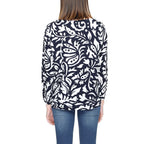 Camicia in viscosa blu