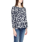 Camicia in viscosa blu