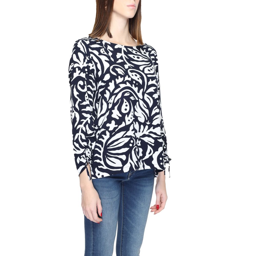 Camicia in viscosa blu
