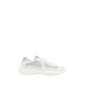 Weiße Polyamid Low Top Sneaker
