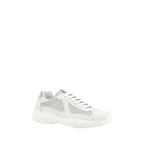 Weiße Polyamid Low Top Sneaker