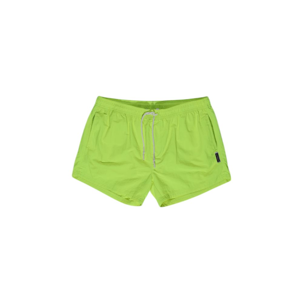 Gelbe Badeshorts aus Polyester