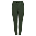 Pantaloni casual in viscosa verde