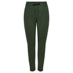 Pantaloni casual in viscosa verde