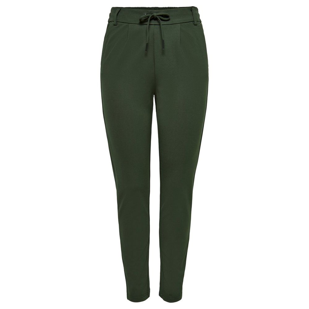 Pantaloni casual in viscosa verde