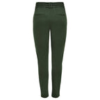 Pantaloni casual in viscosa verde