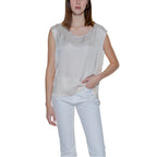 Beige Viscose Blouse
