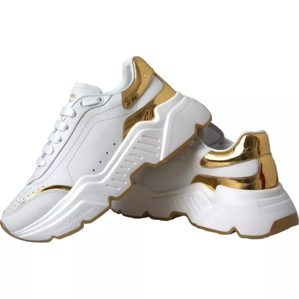 White Gold DAYMASTER Leder-Sneaker Herrenschuhe