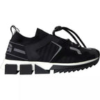 Black White Logo Sorrento Mens Sneakers Shoes
