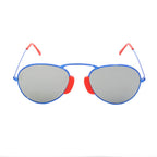 Occhiali da sole in metallo blu