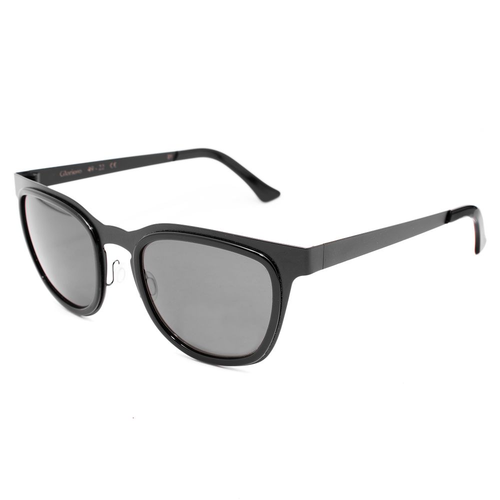 Sonnenbrille aus schwarzem Edelstahl