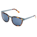 Blaue Sonnenbrille aus Edelstahl