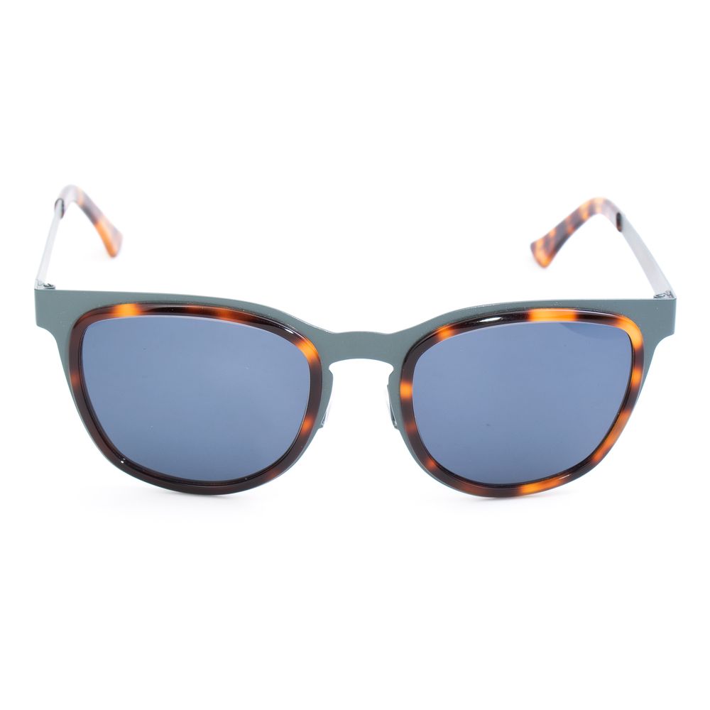 Blaue Sonnenbrille aus Edelstahl
