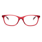 Rote Azetatbrille (Gestell)