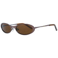 Braune Metallsonnenbrille