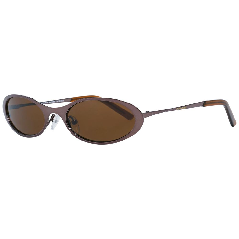 Braune Metallsonnenbrille