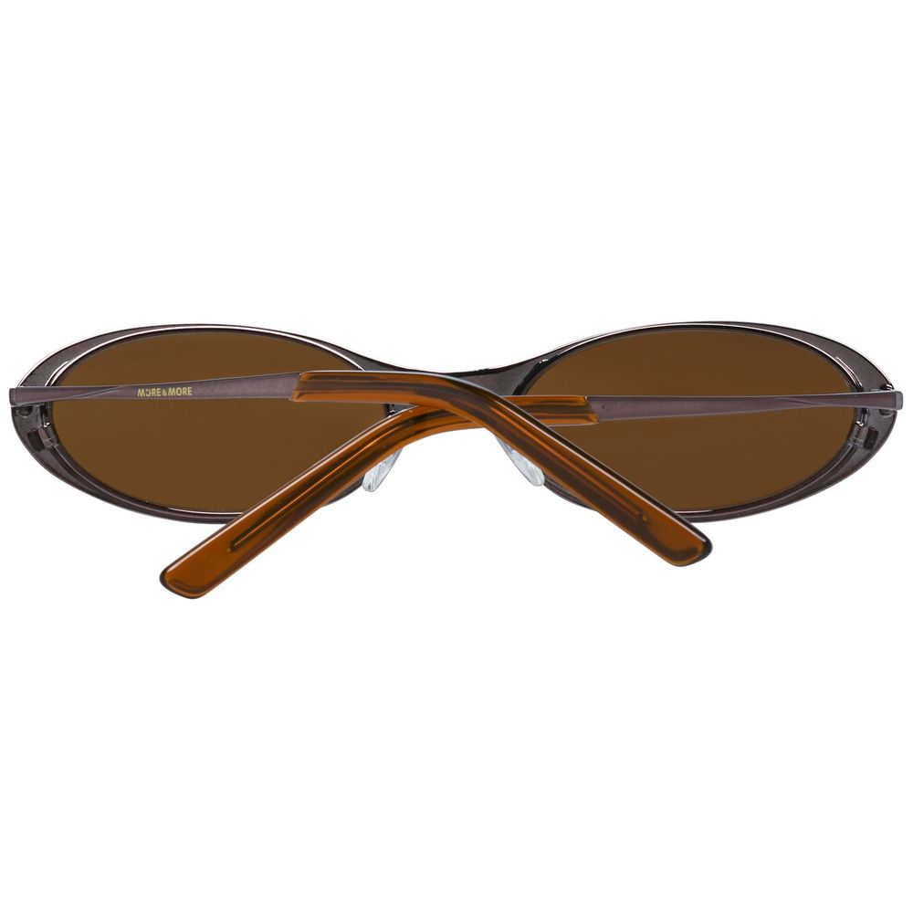 Braune Metallsonnenbrille