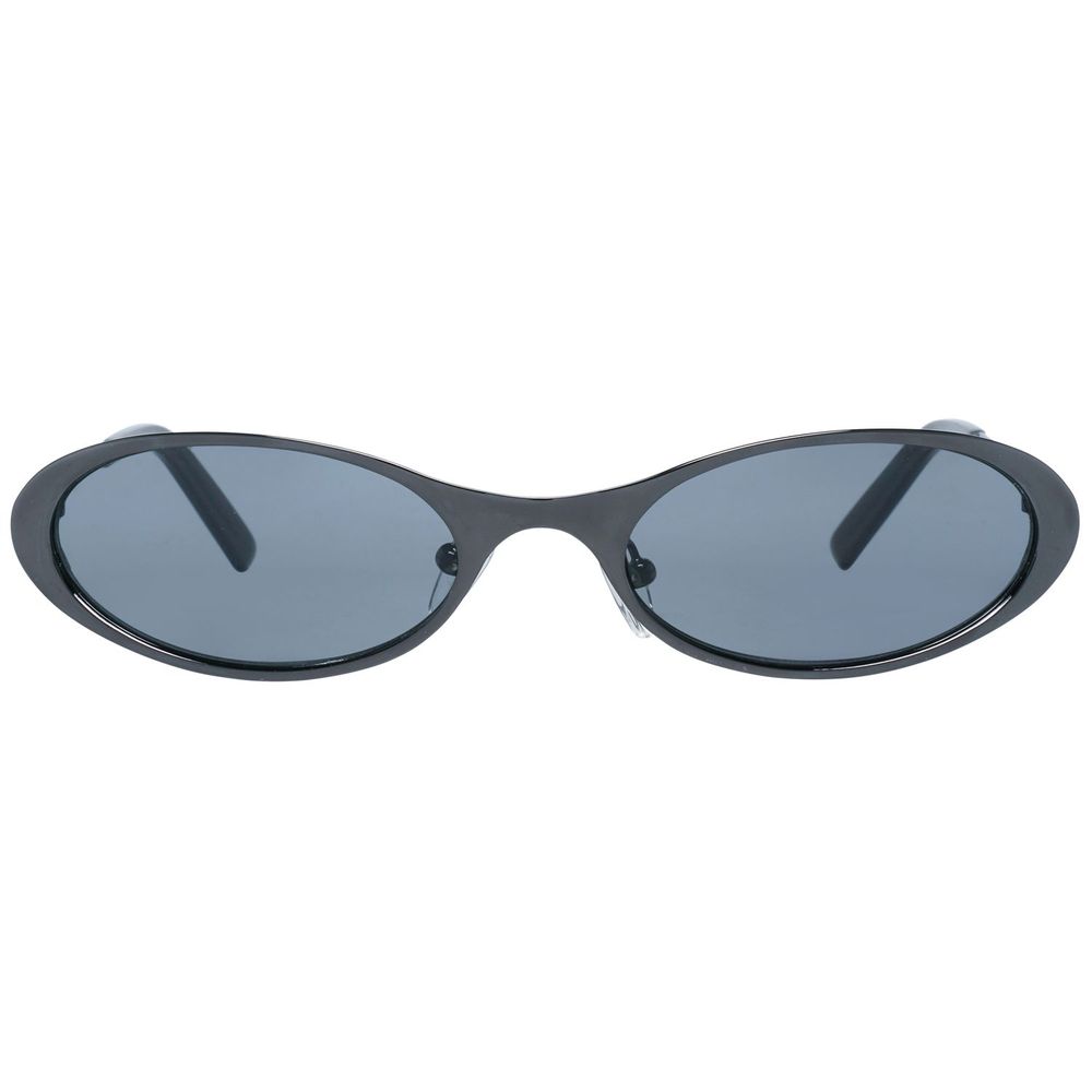 Schwarze Metallsonnenbrille