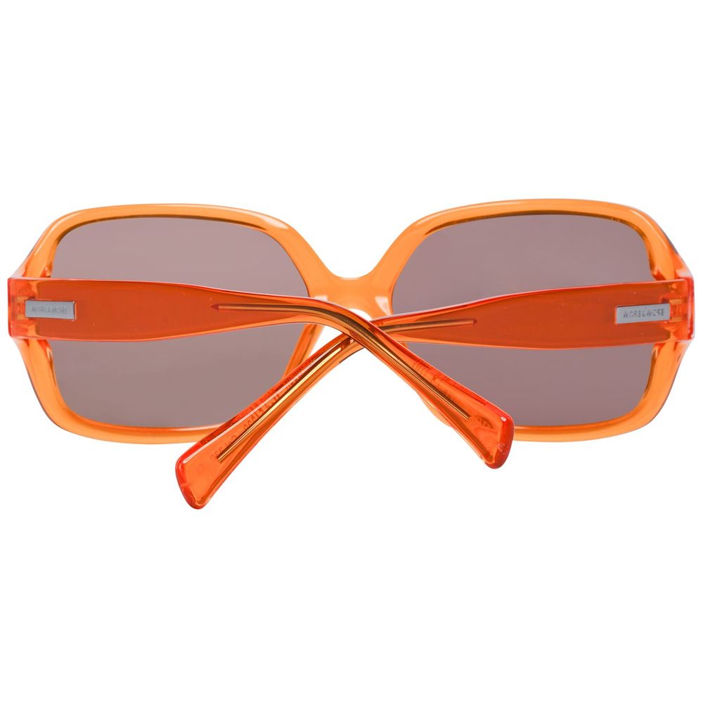 Occhiali da sole arancioni in plastica
