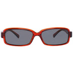 Braune Sonnenbrille aus Kunststoff